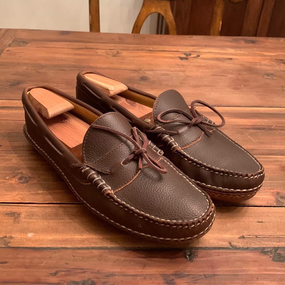 Quoddy Grizzly Moc Pebble Grain Chromexcel with Chromepak sole Men’s 12 D